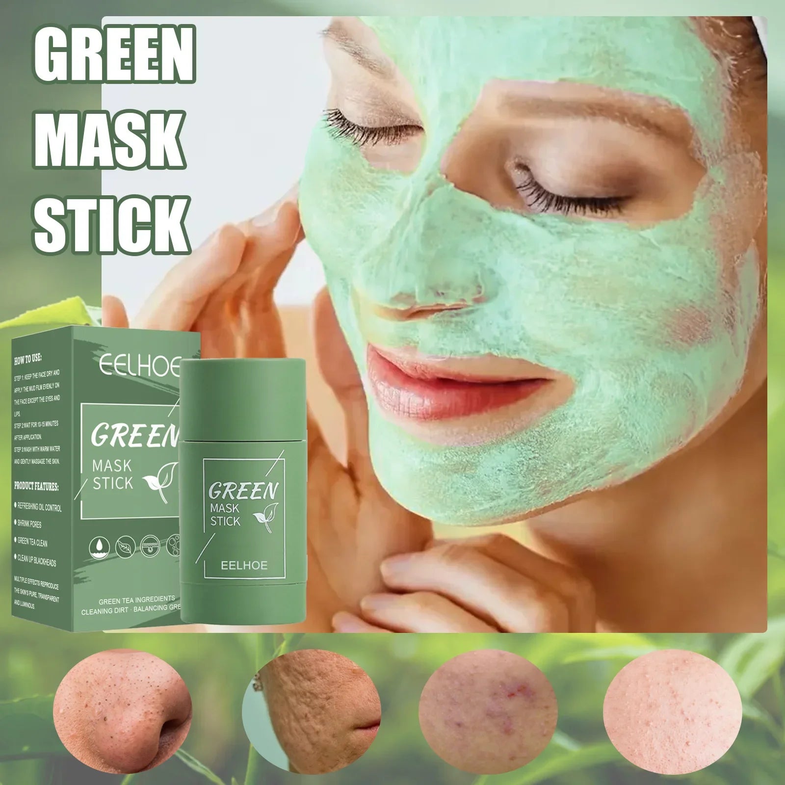 Hydrating Green Tea Facial Mask Stick