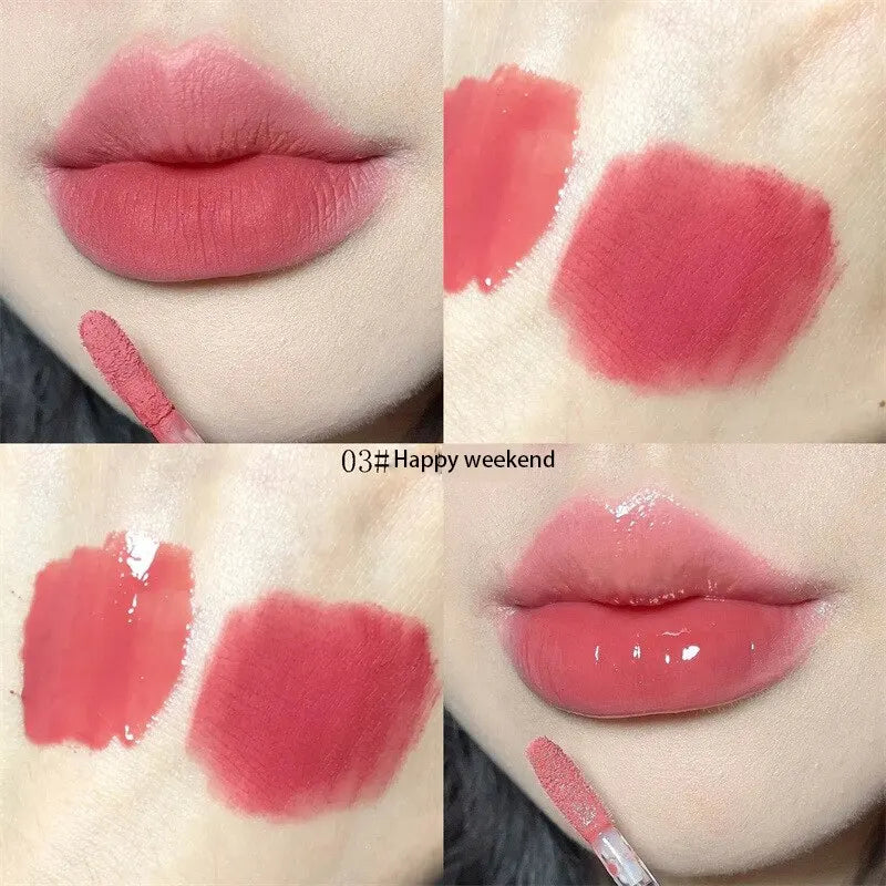 Double-End Lip Glaze with Gloss & Matte Velvet Finish