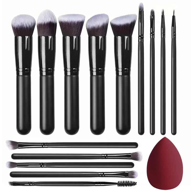 3/14/16-Piece Professional Makeup Brush Set