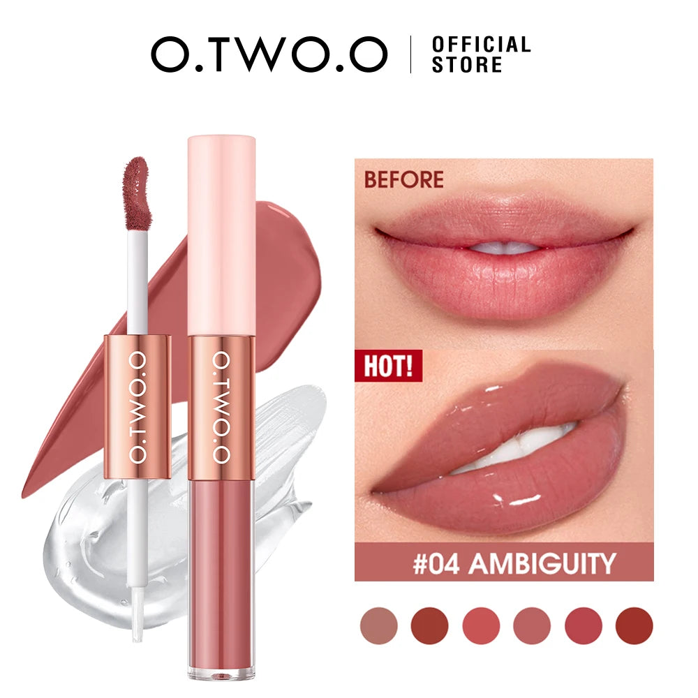 Double-Head Matte Lipstick & Lip Gloss