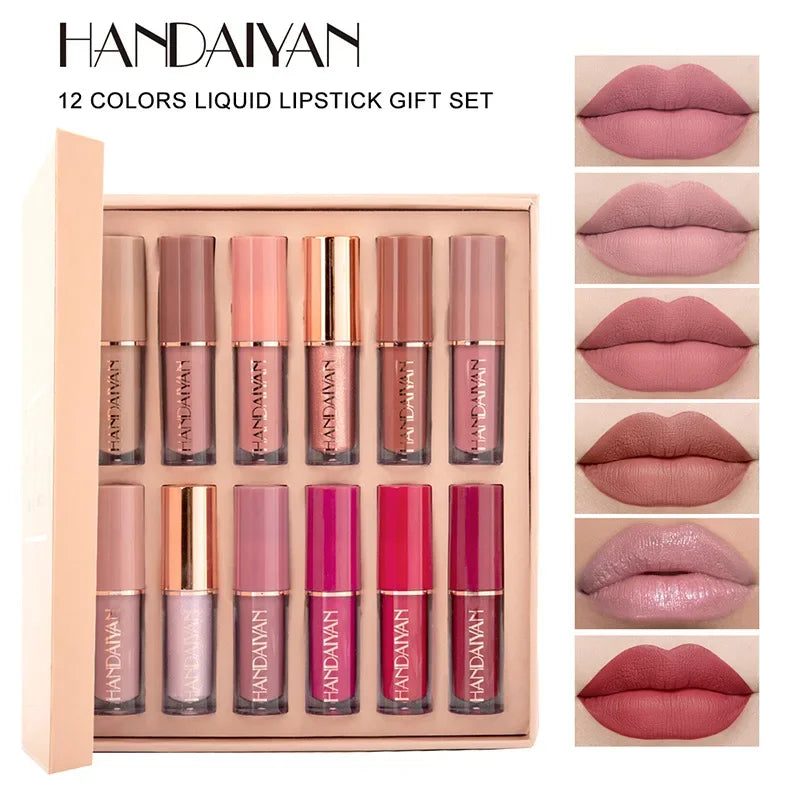 Matte Nude Liquid Lipstick Set