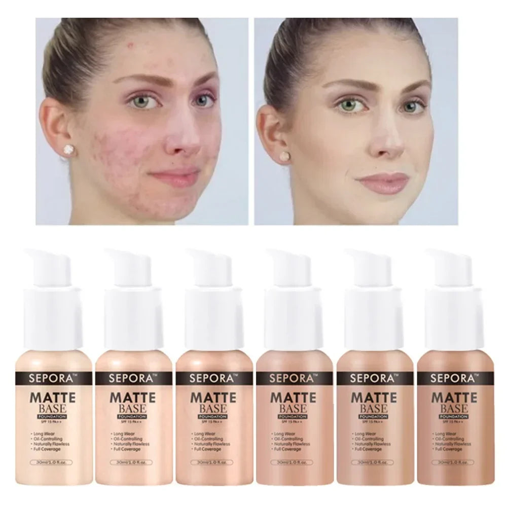 30ml Waterproof Matte Liquid Foundation