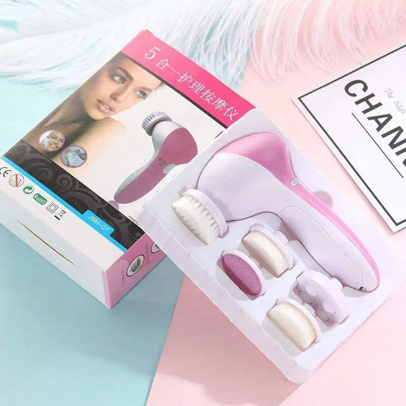 5-in-1 Electric Facial Cleansing Brush