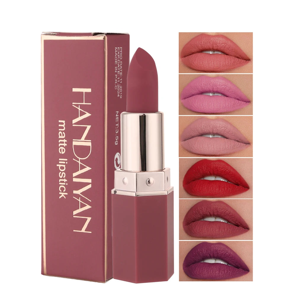 6-Color Matte Lipstick Set