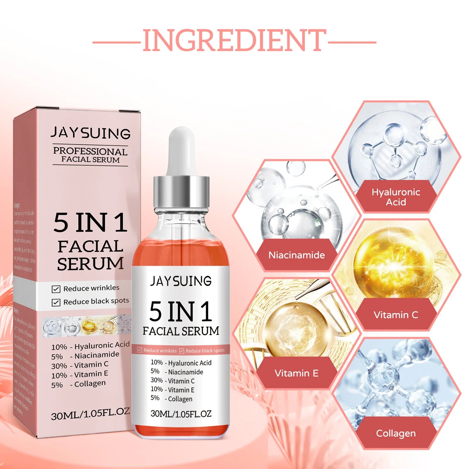 5-in-1 Hydrating & Brightening Face Serum