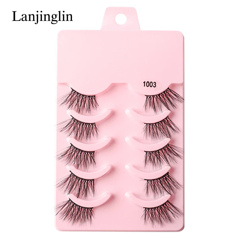 Faux Mink Half Eyelashes Set (3/5/10 Pairs)