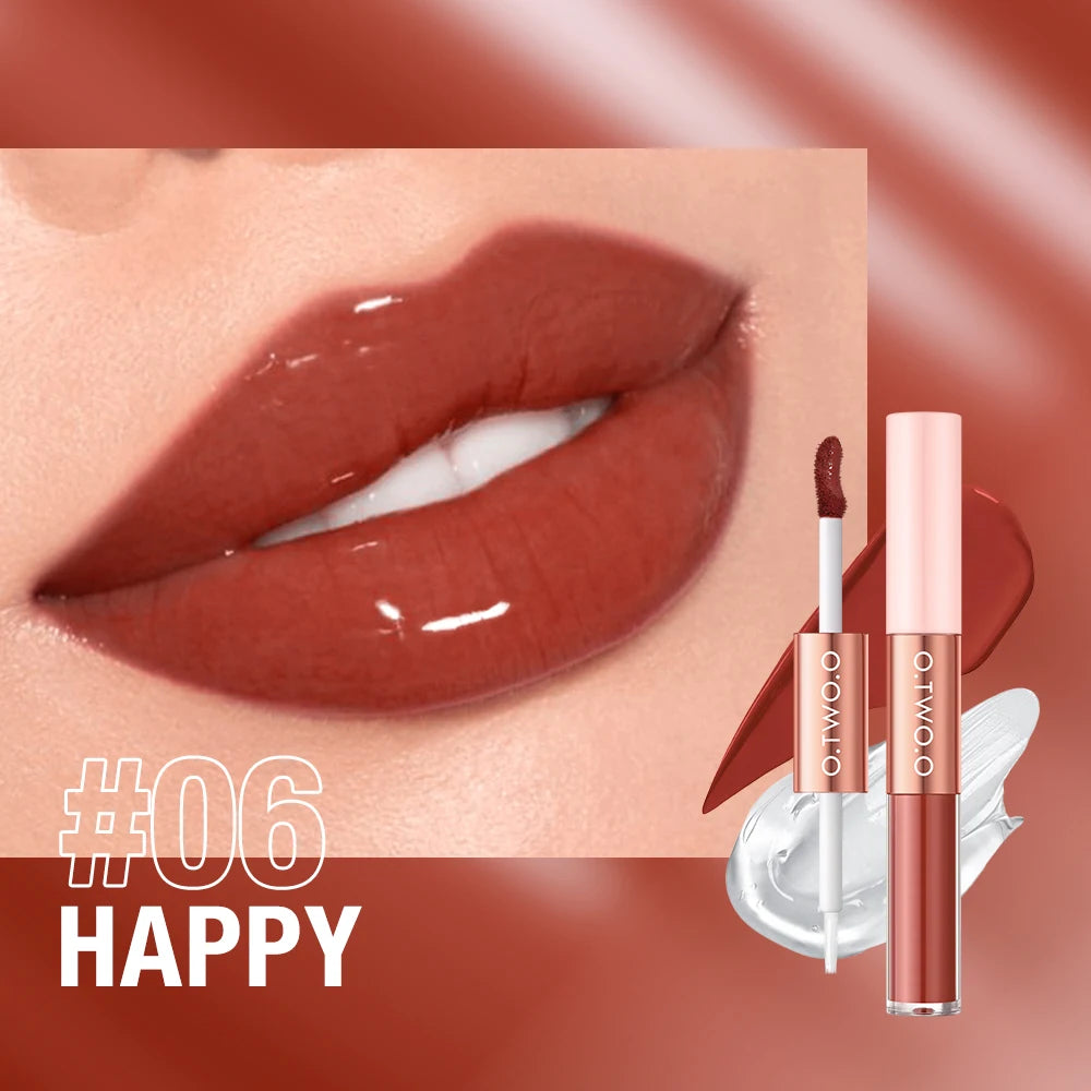 Double-Head Matte Lipstick & Lip Gloss