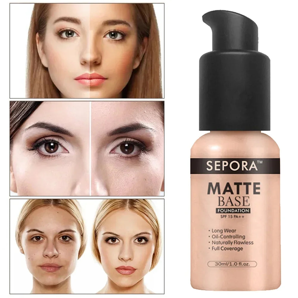 30ml Waterproof Matte Liquid Foundation