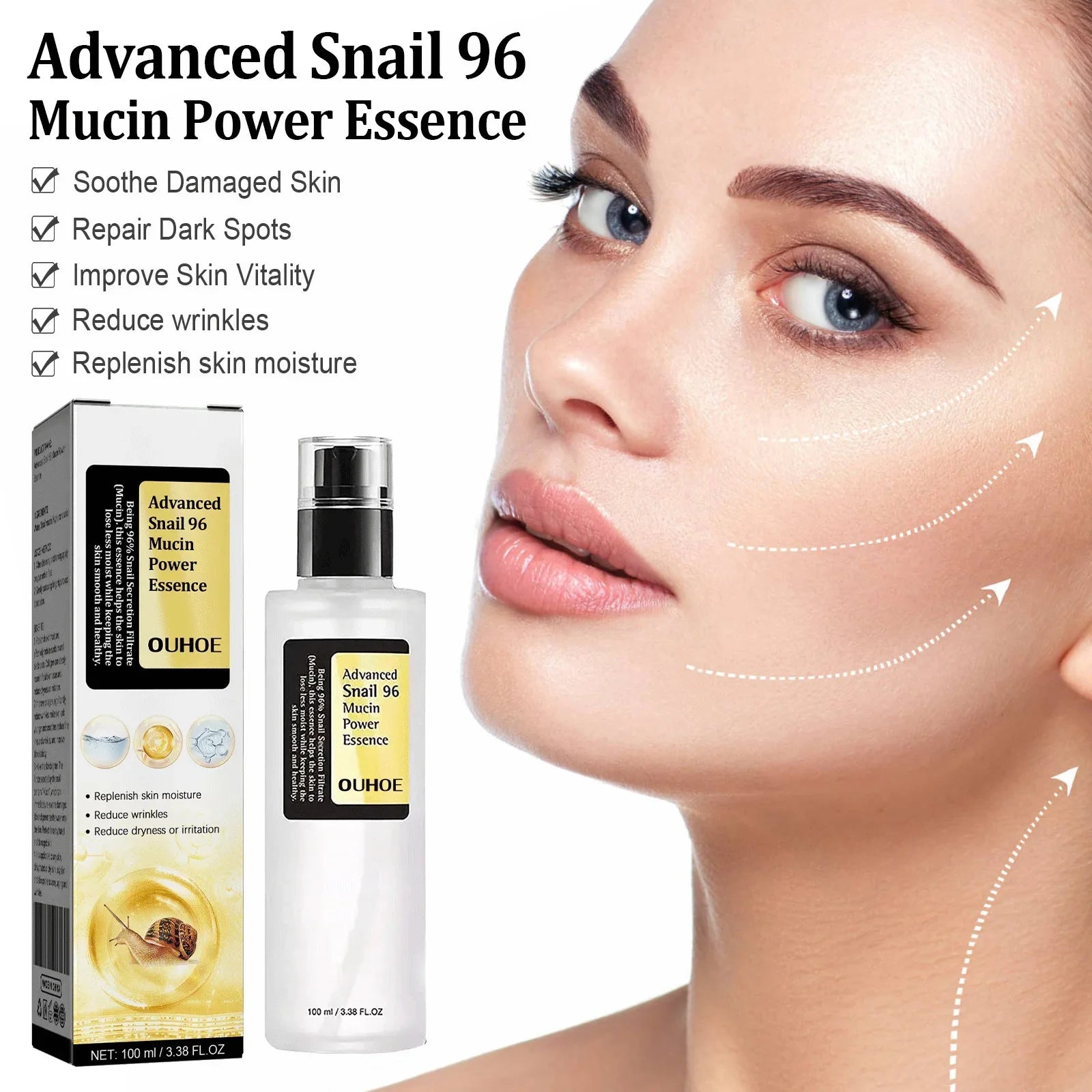 Anti-Wrinkle Snail Mucin Essence Face Cream