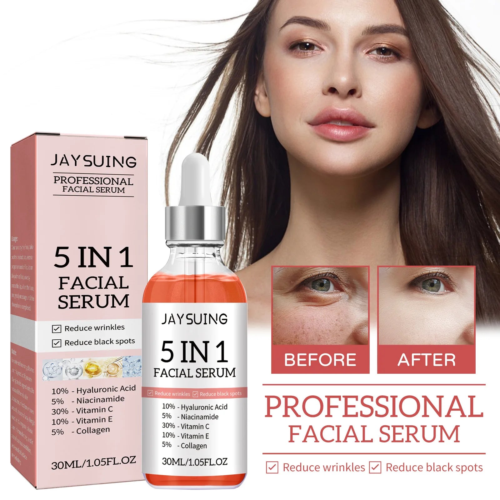 5-in-1 Hydrating & Brightening Face Serum