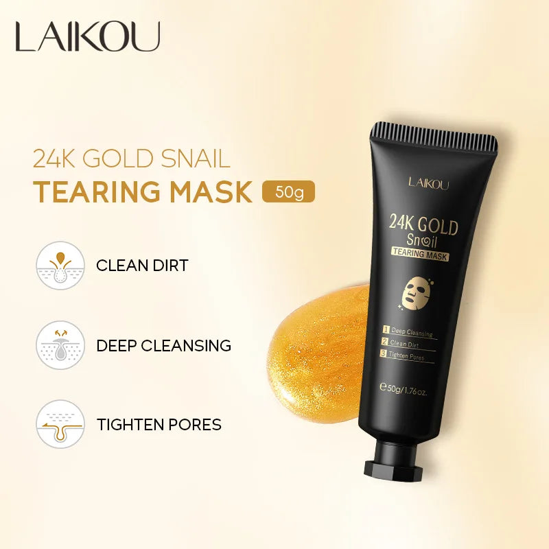 24K Gold Snail Collagen Peel-Off Mask