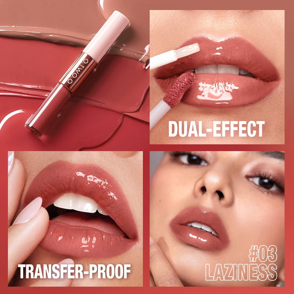 Double-Head Matte Lipstick & Lip Gloss