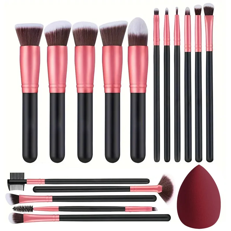 3/14/16-Piece Professional Makeup Brush Set