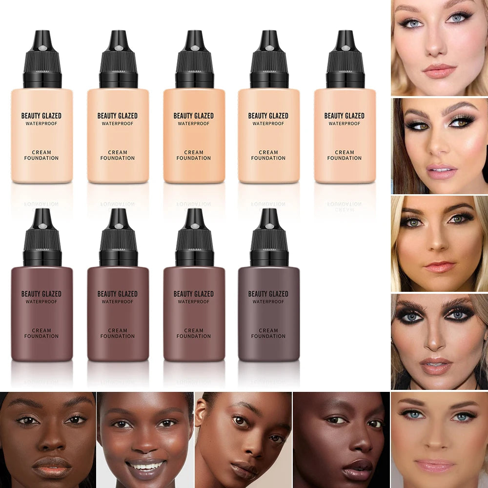 9-Color Waterproof Concealer & Foundation