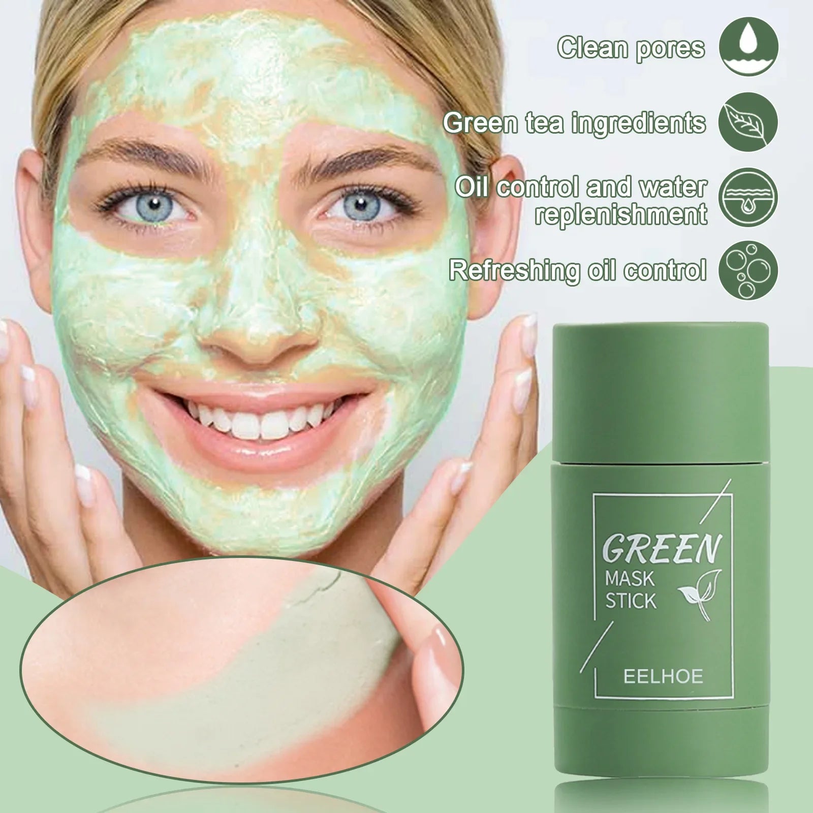 Hydrating Green Tea Facial Mask Stick