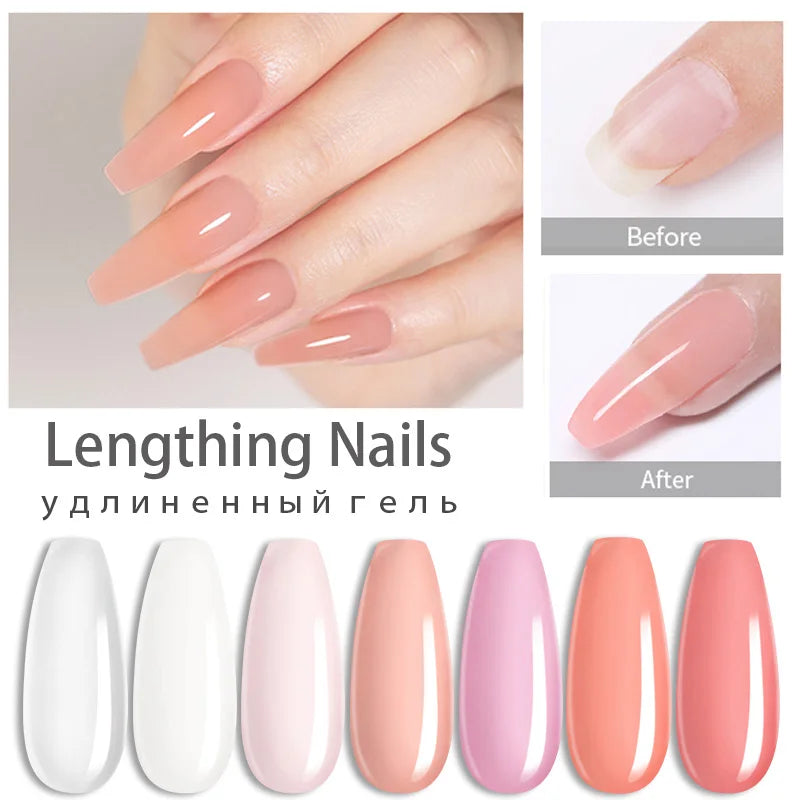 15ml Nail Extension Gel Set for Quick Prolongation