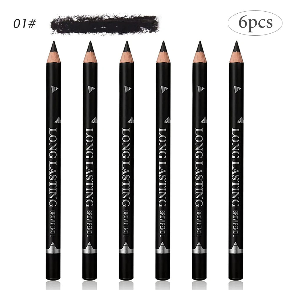 Waterproof Eyebrow Pencil Set (6/12 Pcs)