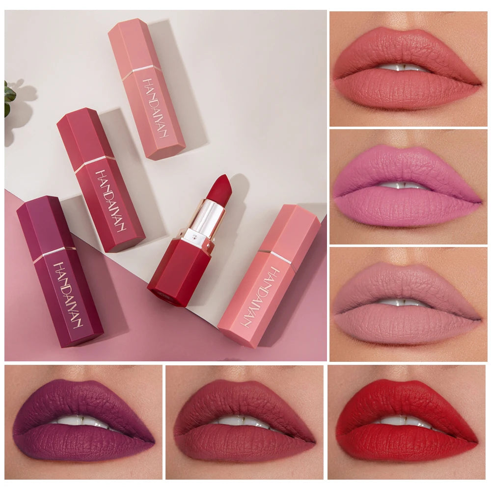 6-Color Matte Lipstick Set