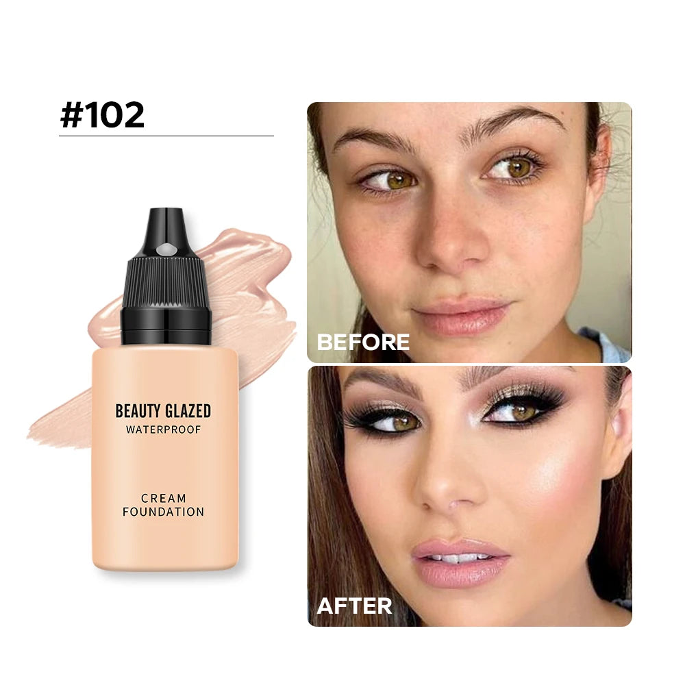 9-Color Waterproof Concealer & Foundation