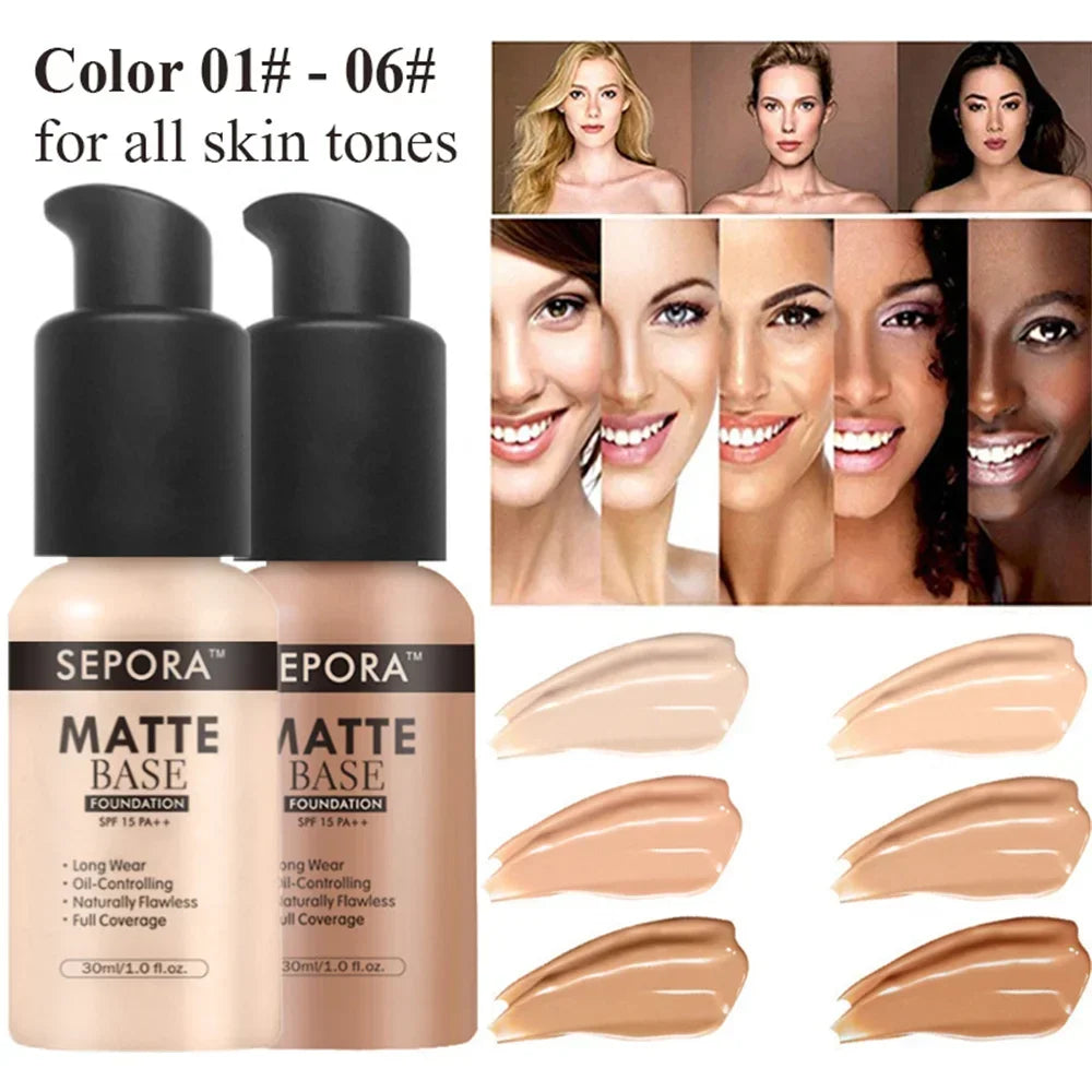 30ml Waterproof Matte Liquid Foundation