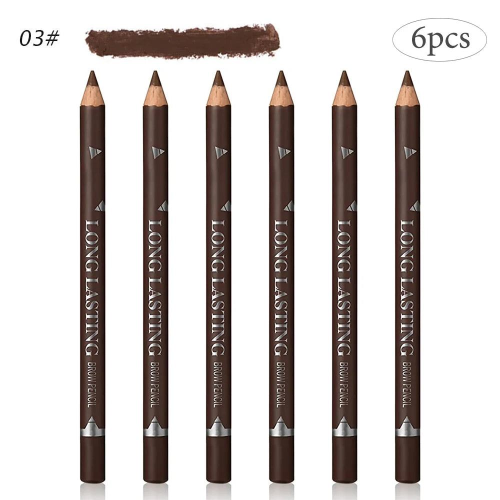 Waterproof Eyebrow Pencil Set (6/12 Pcs)