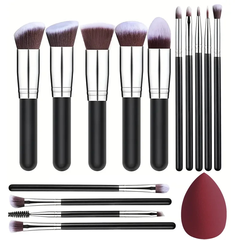 3/14/16-Piece Professional Makeup Brush Set