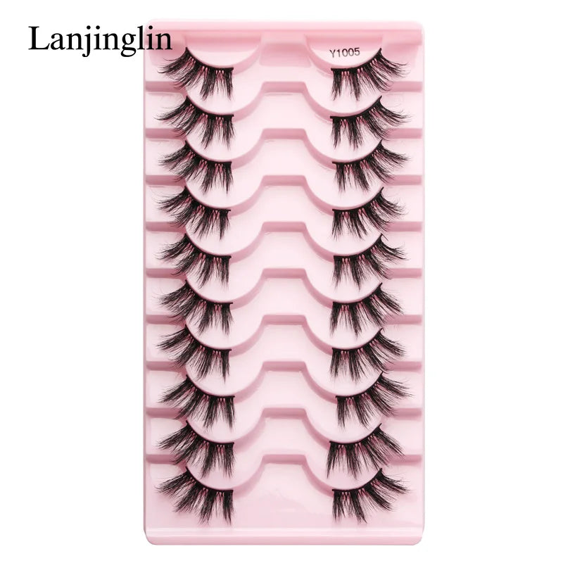 Faux Mink Half Eyelashes Set (3/5/10 Pairs)