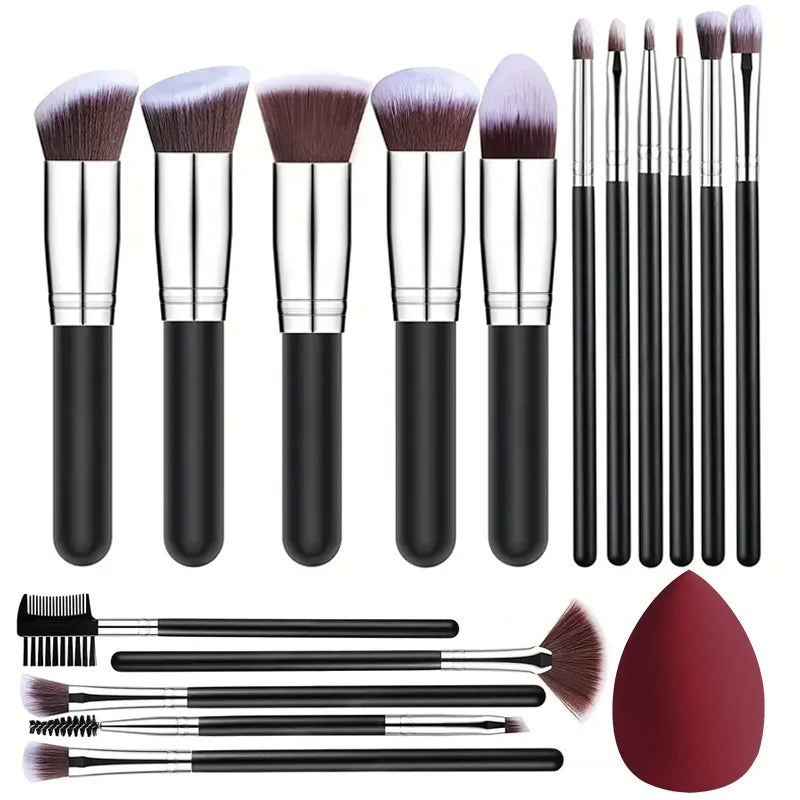 3/14/16-Piece Professional Makeup Brush Set