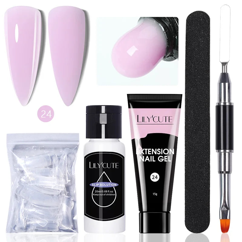 15ml Nail Extension Gel Set for Quick Prolongation