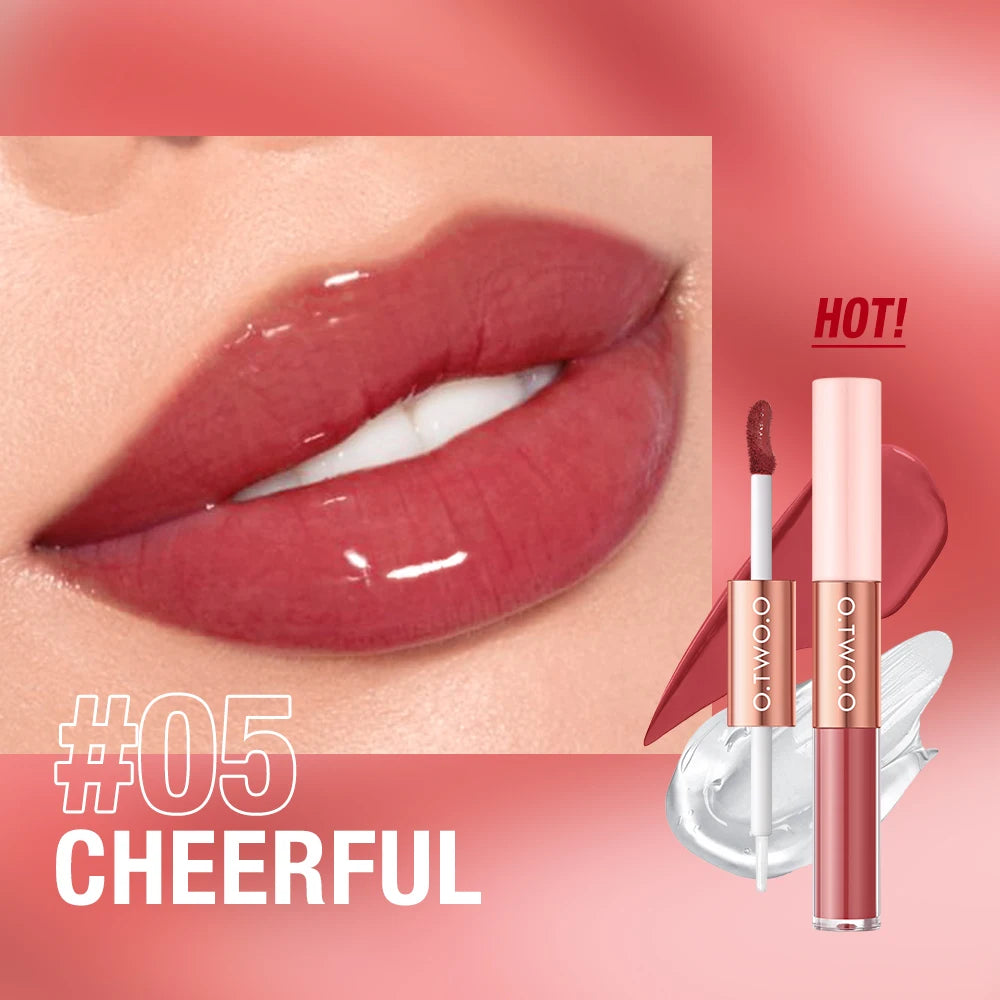 Double-Head Matte Lipstick & Lip Gloss