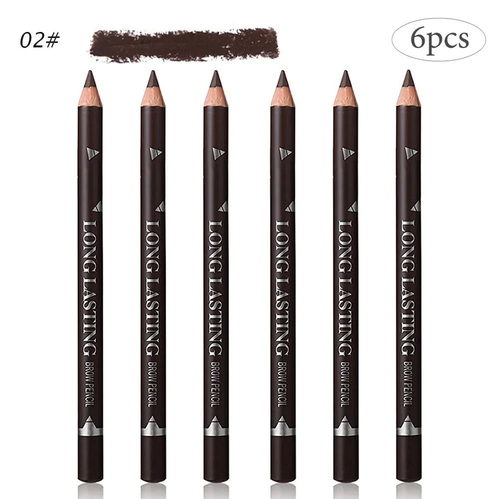 Waterproof Eyebrow Pencil Set (6/12 Pcs)