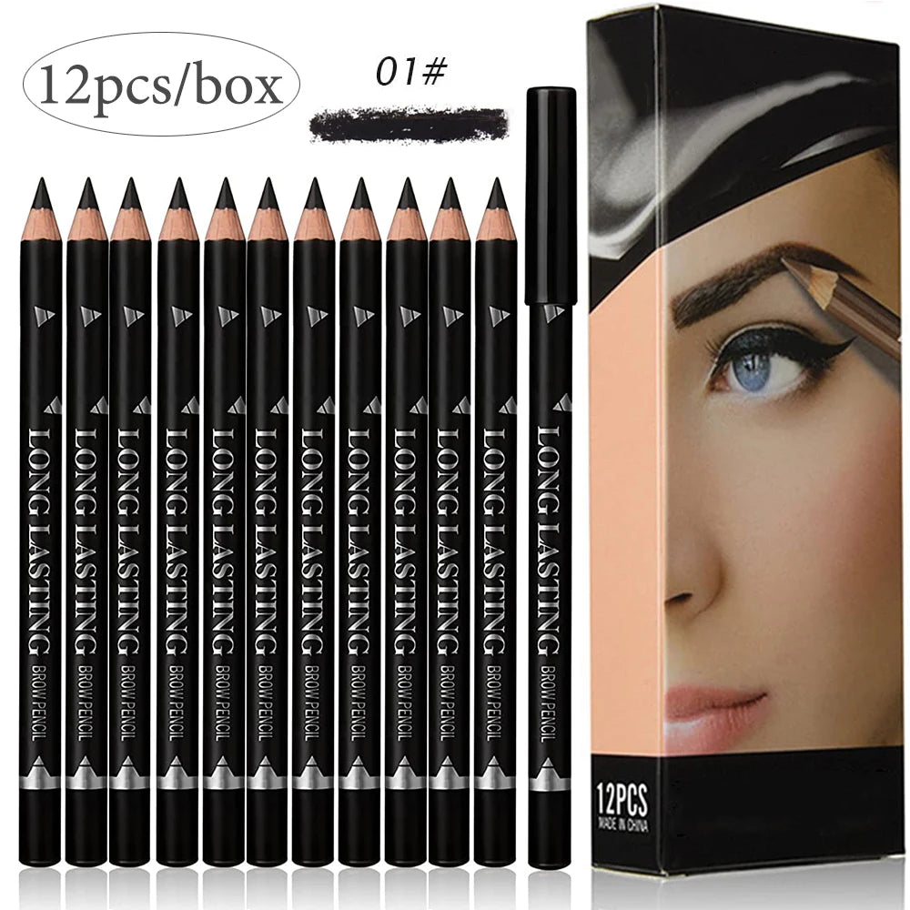 Waterproof Eyebrow Pencil Set (6/12 Pcs)