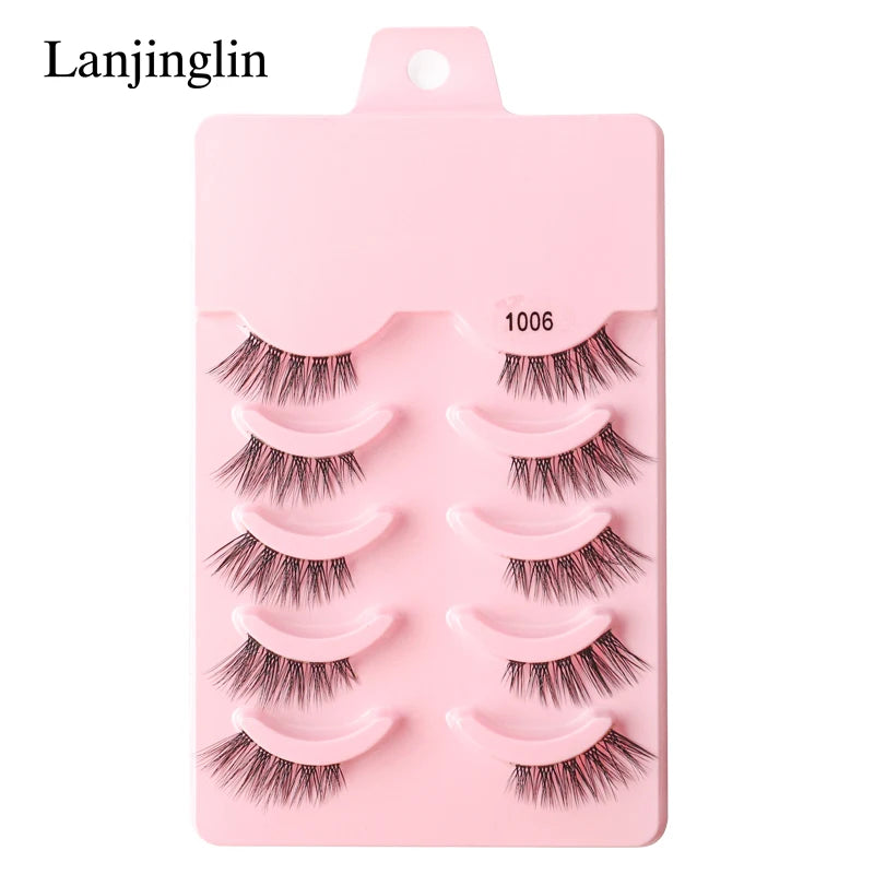 Faux Mink Half Eyelashes Set (3/5/10 Pairs)