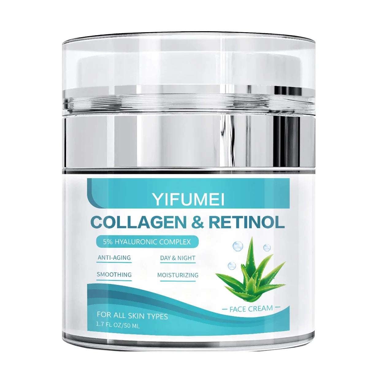 Retinol Anti-Aging Face Cream with Collagen & Hyaluronic Acid