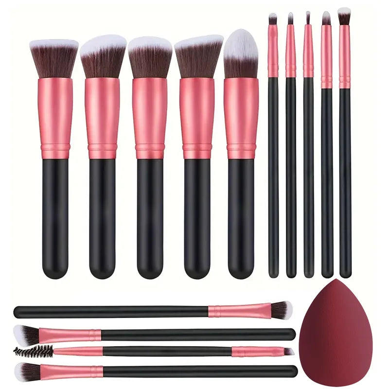 3/14/16-Piece Professional Makeup Brush Set